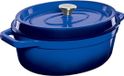 Grand Feu - Cocotte ovale en fonte émaillée - 5,6 l - bleu