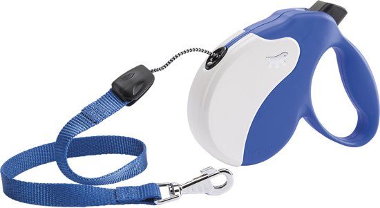 Ferplast Amigo S - Rolriem - Koord - Blauw/Wit