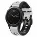 By Qubix Qubix - Geschikt voor Garmin bandje - 26mm Quickfit - leer + siliconen bandje - Wit - Geschikt voor Garmin Quatix 8 - 51mm