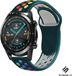 Strap-it Siliconen Smartwatch bandje - Dennengroen - 42mm - Geschikt voor Huawei Watch GT