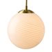 Halo Design CANDY BALL Lampe suspendue, opale/laiton antique Ø 30 cm