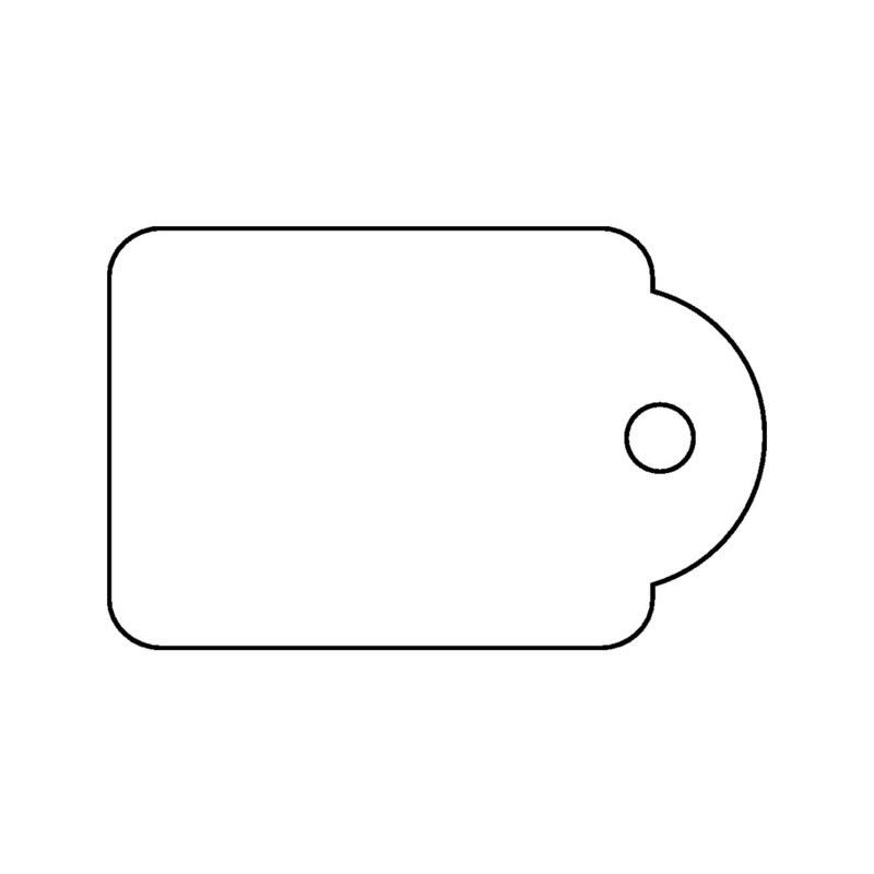 APLI draadetiketten 36 x 53 mm - 500 stuks