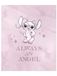 Komar Muurschildering- Stitch Always an Angel - Grootte 50 x 70 cm - Disney, muurschildering, kunstdruk, poster, kinderkamer, roze
