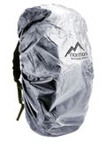 normani Sac à dos de sport 'Tapetum Lucidum' noir / argent