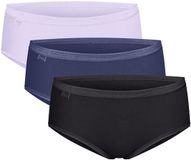 sloggi Midislip Originals Basic H Dames 3-pack Katoen Elastaan Meerdere kleuren 19 Maat 46