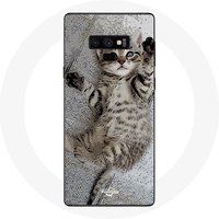 Maniacase Hoesje voor Samsung Galaxy Note 9 Bengaals slapend kitten