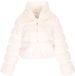 taddy Leo E-Commerce Ltd. taddy jacket met capuchon van polyester en faux fur - Offwhite - Maat S