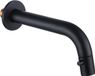 Fortifura Calvi Robinet de fontaine - encastré - bec 19.5cm - raccourcissable - noir mat