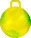 Toi-Toys Skippybal marble - geel/groen - D45 cm