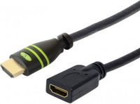 Techly ICOC-HDMI-4-EXT018 HDMI kabel 1,8 m HDMI Type A (Standaard) Zwart