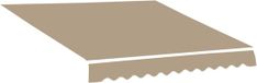 Outsunny - Tente de remplacement - Polyester - 382x240cm - Beige