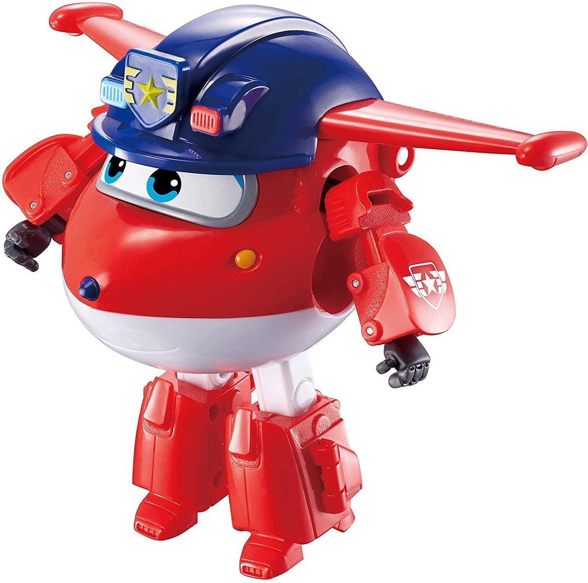 Super Wings Speelfiguur Transforming! Jett 12 Cm Rood