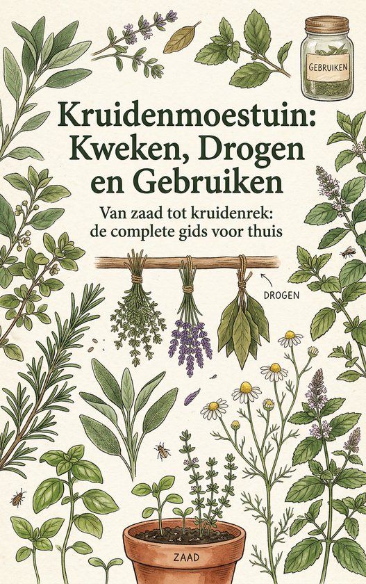 Kruidenmoestuin: Andries B.V. Kruidenmoestuin: Kweken, Drogen en Gebruiken