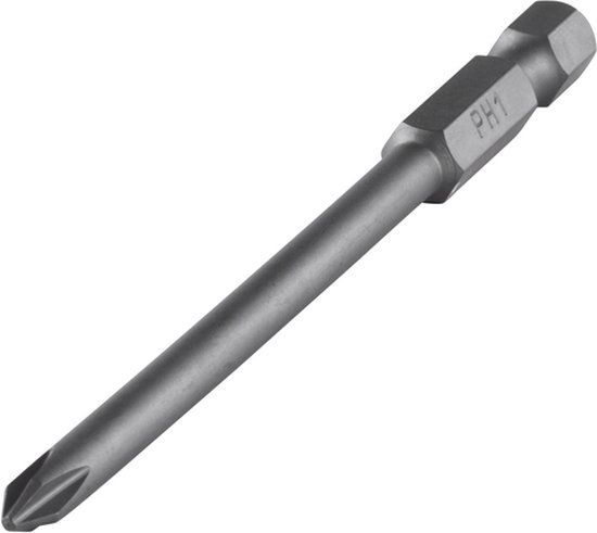 wolfcraft - Kruiskop PH2 - Extra lang - 89 mm - Solid-bit