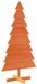 vidaXL Sapin 150 cm Bois de pin massif Brun cire