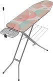 Vileda Prestige strijkplank met omkeerbare beugelbeugel, katoenen strijkplankovertrek, veilig transport, wasmand