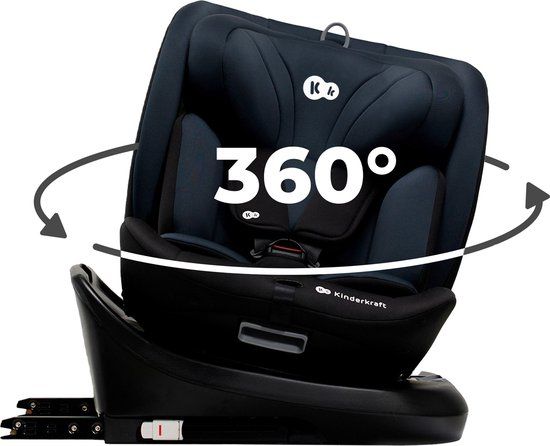 Kinderkraft I-Grow i-Size Autostoel - 40-150 cm - 0-36 kg - Zwart