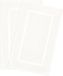 Hammetex badmattenset (2 stuks), 100% katoenen douchemat voor de badkamer, absorberende wasbare badmatten 51x86 cm, grote badmatten, crème