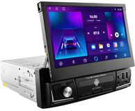Happiq Autoradio avec Bluetooth, Carplay, Voitures Universelles, Apple & Android, Navigation 7 pouces