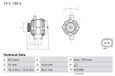 BOSCH Alternateur 0 986 085 970