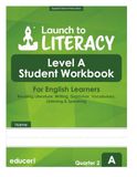 Launch to Literacy Level A: Student Workbook for English Learners