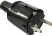 AS Schwabe 62222 Stekker met randaarde PVC 230 V Zwart