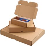 karton-billiger Smartbox Pro GmbH Verzenddoos voor maximale briefpost, 240 x 160 x 50 mm, 25 stuks