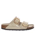 BIRKENSTOCK Arizona Big Buckle HEX Natural Lea Narrow Fit Shine Oyster wit