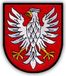 Patchion Wapen van de stad Mazowiecki - Magnetische achterkant - Patch/badge/embleem brodé