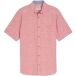 Tom Tailor Chemise Regular fit à manches courtes et lin - Taille XXXL - carreaux chili orange