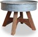 Maison Exclusive - Table basse en bois recyclé, mélangé, 60x45 cm, couleur argent