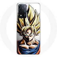Maniacase Hoesje voor Oppo A93 5G Goku Dragon Ball Z Super Ultra Instinct