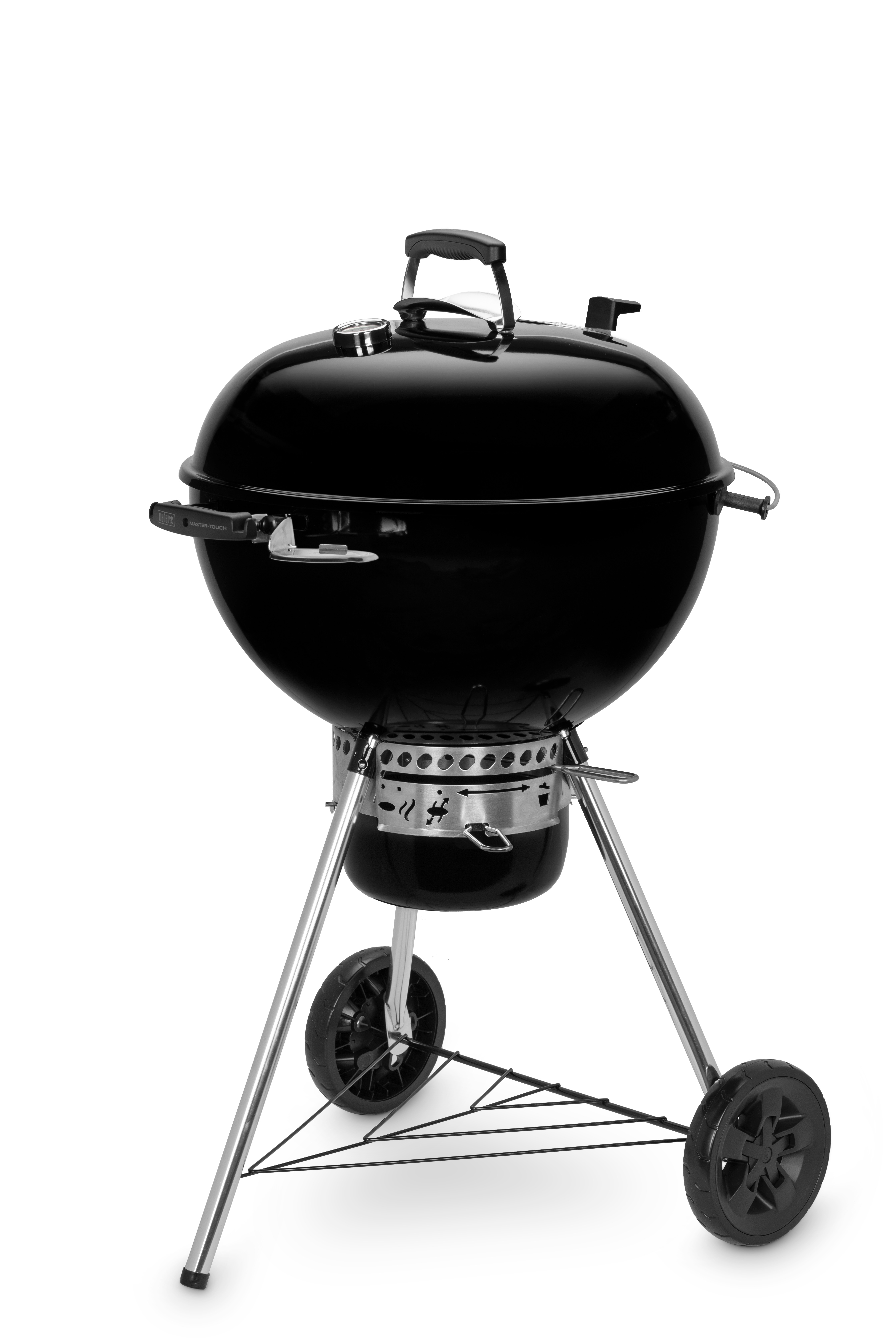 Weber GBS E-5750 Houtskool Grill - Zwart/Zilver - Verrijdbaar
