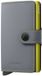 SECRID Mini Wallet Matte Portemonnee Heren - Donkergrijs