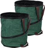 Pro Garden Pop-up Tuinafvalzak - 2 stuks - 85 liter - Groen