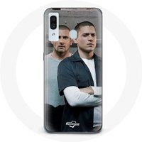 Maniacase Hoesje voor Samsung Galaxy A20 Prison Break Michael Scofield And Lincoln Burrows