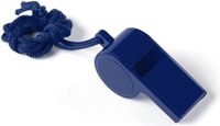 Merkloos / Sans marque Makito Western Europe Fluitjes van kunststof - Multipack van 30x stuks - blauw - aan koordje