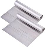 Unyqoos® Lot de 2 emporte-pâtes en acier inoxydable