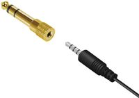 LogiLink Audio-adapter, 6,35 mm jack naar 3,5 mm jack