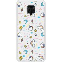 Unicorn Rainbow Beschermende siliconen case compatibel met Redmi Note 9 Pro
