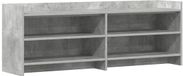 vidaXL TV-kast 135 x 33 x 47 cm Betongrijs Bewerkt hout