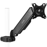VIVO Universele Full Motion Pneumatische Pole Mount Arm voor 17 tot 32 \"Monitor Screen, 75mm en 100mm VESA Plaat, Zwart, MOUNT-POLE05A