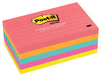 Post-it Poptimistic - Zelfklevende notitieblaadjes - Rechthoek - Neon Kleuren - 5 x 100 vel - 76x127mm