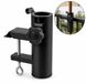 Support de parasol pour balcon – Pince de balcon en métal pour parasol – Convient jusqu'à Ø38 mm – Réglable – Anthracite