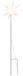 vidaXL Kerstlamp met grondpin en LED, inklapbaar, 57 cm, wit
