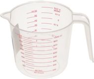 Merkloos / Sans marque Humbert Und Brandt Gmbh Kunststof Maatbeker 1 Liter Transparant