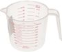 Merkloos / Sans marque Humbert Und Brandt Gmbh Kunststof Maatbeker 1 Liter Transparant