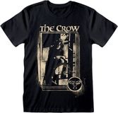 The Crow T-shirt - Window - S tot XXL - voor Mannen - zwart