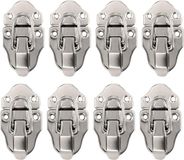 Bol 8 Pcs Retro Style Metal Duckbilled Box Lock Toggle Cabinet Catch (Silver) Washing Machine