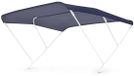 Tessilmare Bimini en aluminium zonnescherm marineblauw 185 x 110 cm
